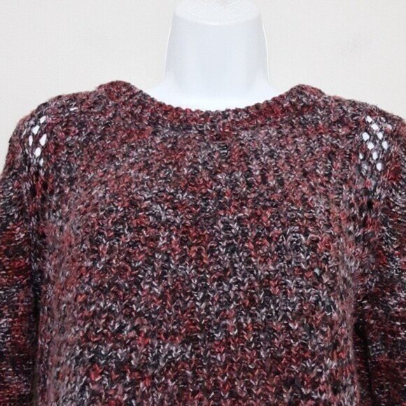 Free People knit sweater  women XS pull on comfy boho crewneck Y2K lagenlook - Picture 4 of 10